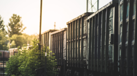 Railway,Wagons,Lit,By,The,Sunset