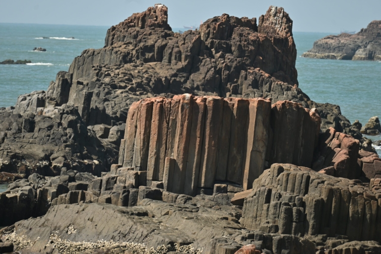 Hexagonal,Volcanic,Rock,Which,Formed,At,St,marys,Island,Malpe,Udupi